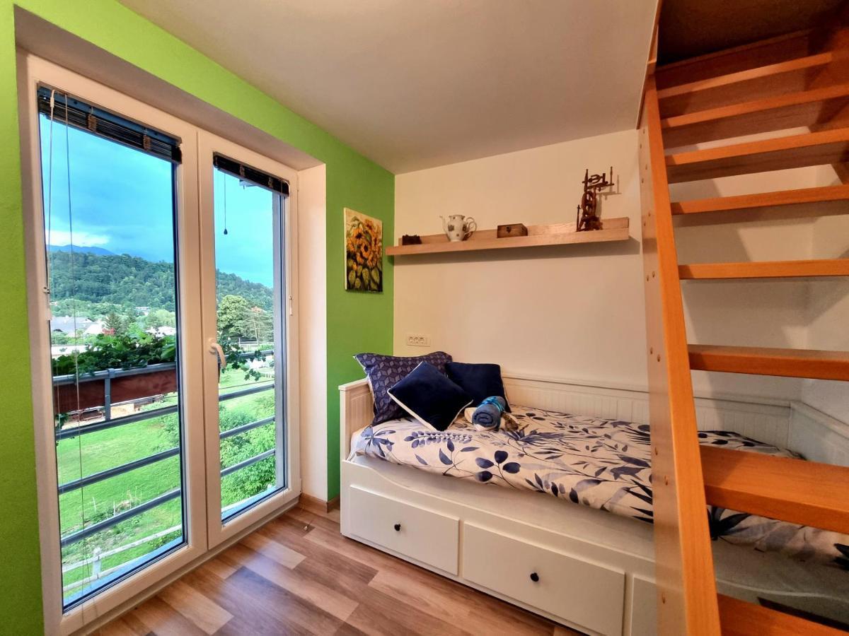 Gartnar Home -Hiska S Pridihom Domacnosti In Pogledom Na Hribe. Radovljica Eksteriør bilde